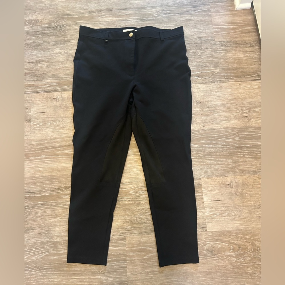 LOFT Elegant Black Skinny Pants